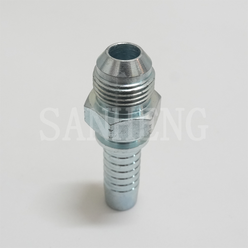 Sanheng Forged Hydraulic 74&deg; 16711 16712 JIC Male Thread Straight Hose Fitting