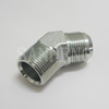 Sanheng Hydraulic 45&deg; Elbow MJ-MBSPT Thread / 1JT4-SP JIC BSPT 74&deg; Cone Fitting