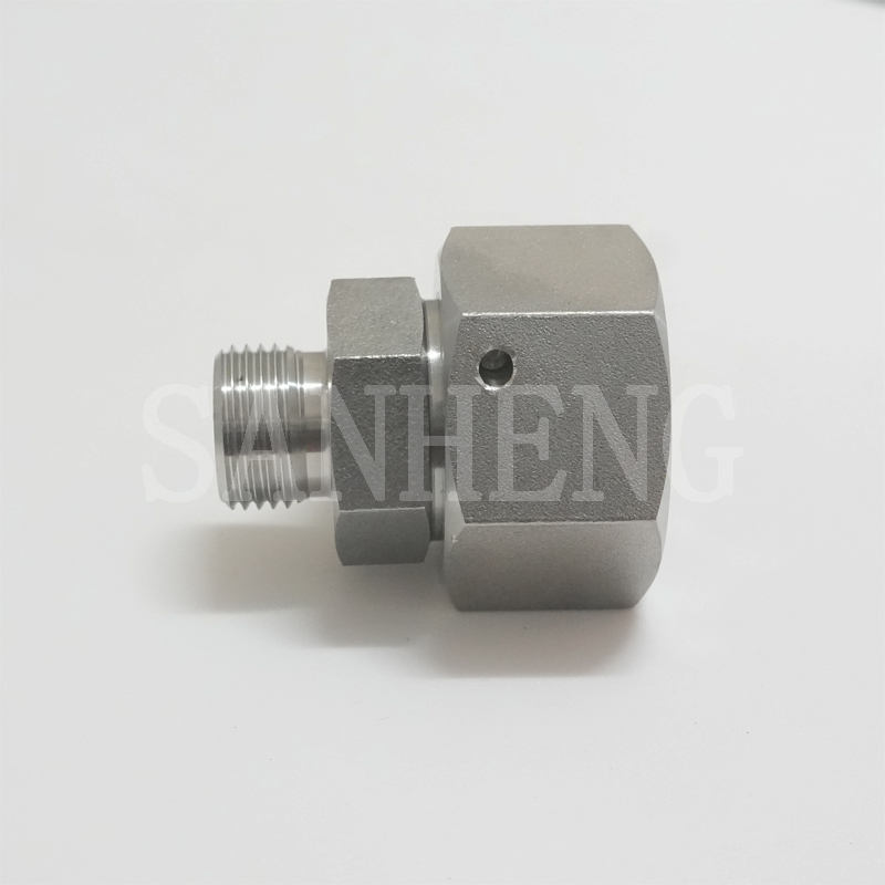 Sanheng Hydraulic 2C/ 2D METRIC Male Pipe Reducer Tube Adapter with Swivel Nut