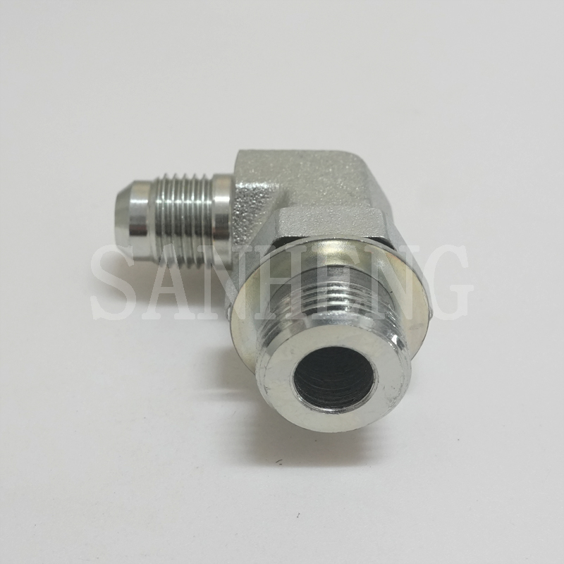 Sanheng Hydraulic 6801 MJ-MAORB / 1JO9-OG JIC SAE O-ring Boss Elbow Fitting