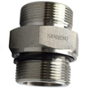 Sanheng 1CM-WD / 1DM-WD Hydraulic Metric Male Compression Adapter with Captive Seal