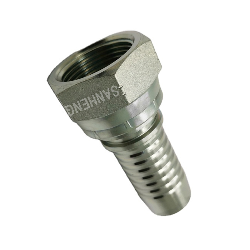 Sanheng Hydraulic SAE 26711 26712 Swivel JIC Female 74&deg; Cone Swaged Hose Fitting