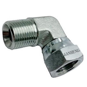 Sanheng 2B9 MBSPP-FBSPPS Male BSP to Female BSP Swivel Elbow Hydraulic Pipe Fitting