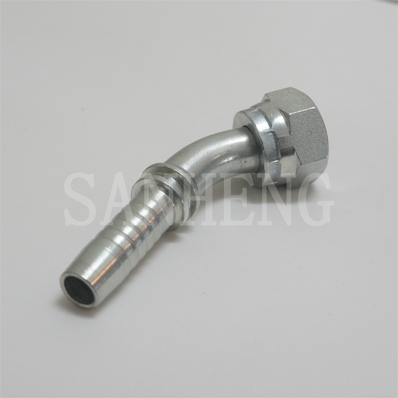 Sanheng Forged Hydraulic 45&deg; 20441 20442 Metric Female DKO 24&deg; Hose Fitting