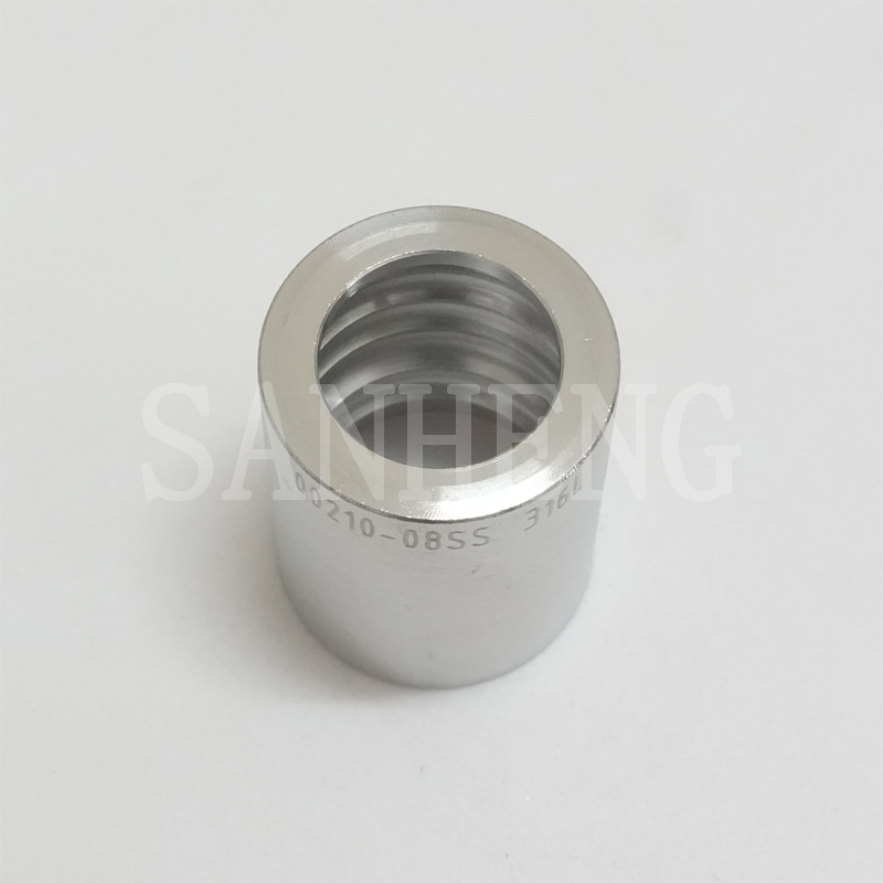 Sanheng Hydraulic SAE 00210 2SN Non Skive Hose Ferrule for Two Wire Braid Hose