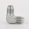 Sanheng Hydraulic 90&deg; 2500 MJ-MJ / 1J9 Male 74&deg; Cone JIC Elbow Adapter Fitting