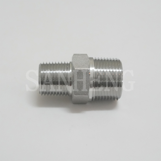 Sanheng Forged Hydraulic 5404 MP-MP / 1N NPT Male Thread Pipe Nipple