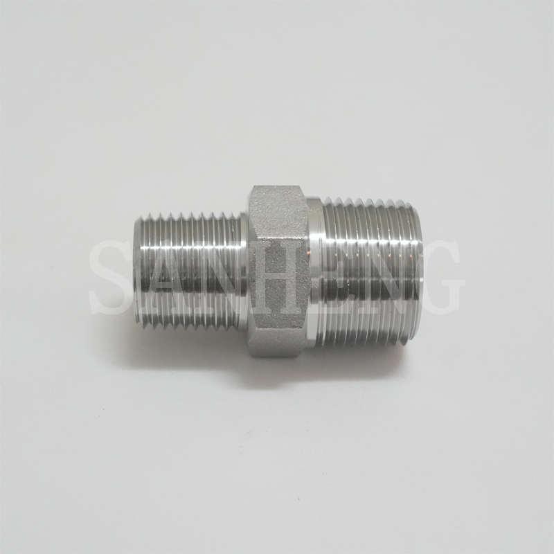 Sanheng Forged Hydraulic 5404 MP-MP / 1N NPT Male Thread Pipe Nipple