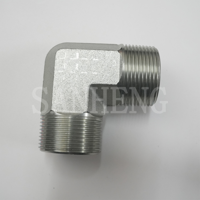Sanheng Hydraulic 90&deg; Elbow MBSPP MBSPT Thread / 1BT9-SP British Pipe Union Fitting