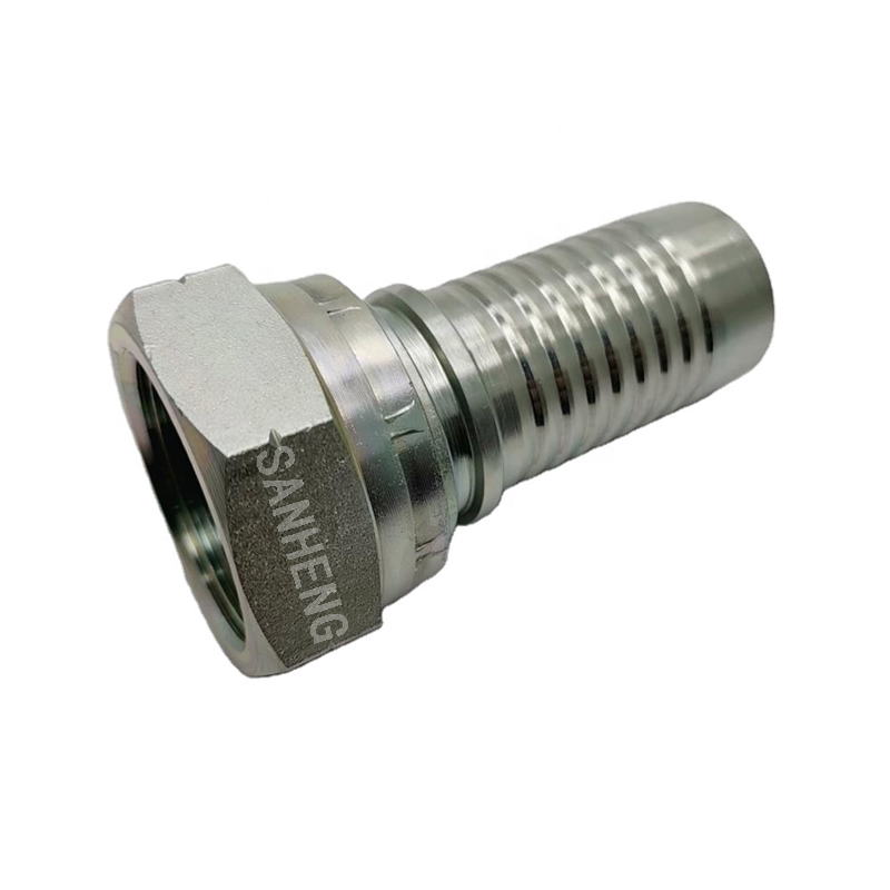 Sanheng Hydraulic SAE 26711 26712 Swivel JIC Female 74&deg; Cone Swaged Hose Fitting