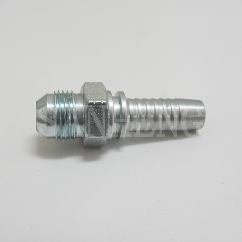 Sanheng Forged Hydraulic 74&deg; 16711 16712 JIC Male Thread Straight Hose Fitting