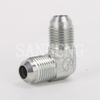 Sanheng Hydraulic 90&deg; 2500 MJ-MJ / 1J9 Male 74&deg; Cone JIC Elbow Adapter Fitting