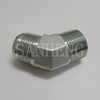 Sanheng Hydraulic 45&deg; Elbow MJ-MBSPT Thread / 1JT4-SP JIC BSPT 74&deg; Cone Fitting