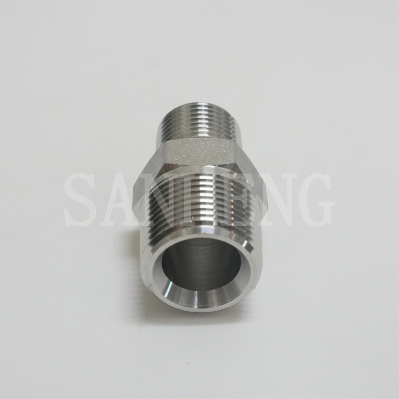 Sanheng Forged Hydraulic 5404 MP-MP / 1N NPT Male Thread Pipe Nipple