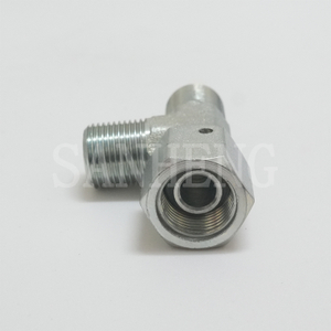 Sanheng Hydraulic 60&deg; Cone Seat CB BSP Male Female Run Tee Fitting