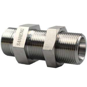 Sanheng 6C / 6D Hydraulic DIN Bulkhead METRIC Thread Male Union Fitting