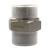 Sanheng 1CM-WD / 1DM-WD Hydraulic Metric Male Compression Adapter with Captive Seal