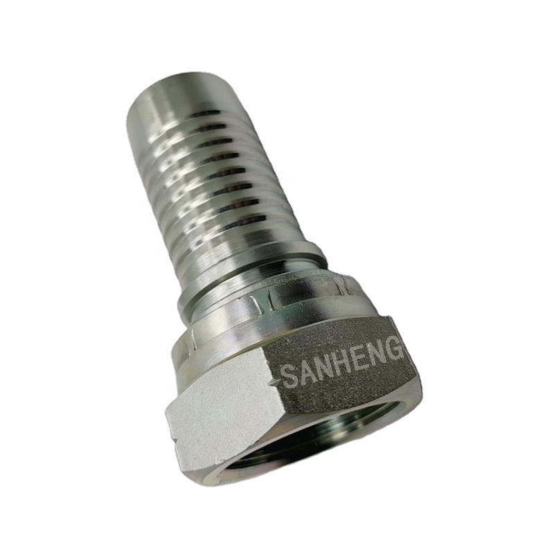 Sanheng Hydraulic SAE 26711 26712 Swivel JIC Female 74&deg; Cone Swaged Hose Fitting