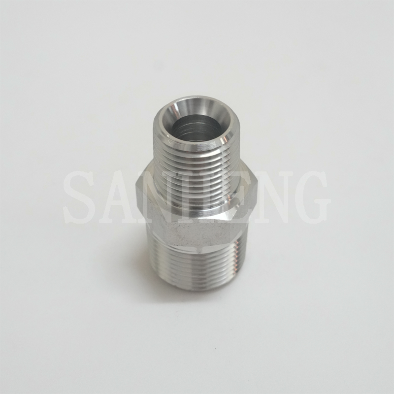 Sanheng Forged Hydraulic 5404 MP-MP / 1N NPT Male Thread Pipe Nipple