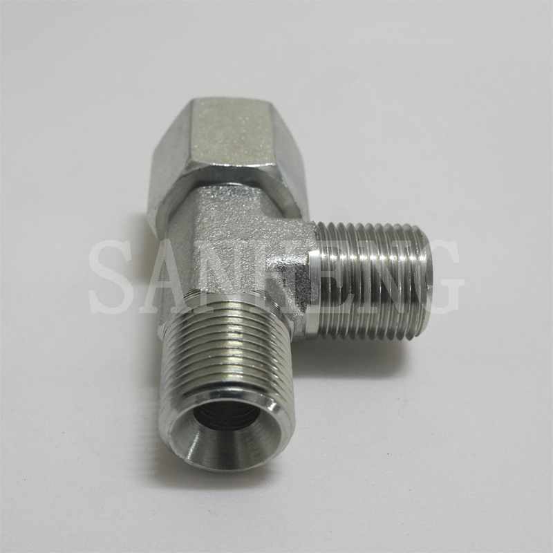 Sanheng Hydraulic 60&deg; Cone Seat CB BSP Male Female Run Tee Fitting