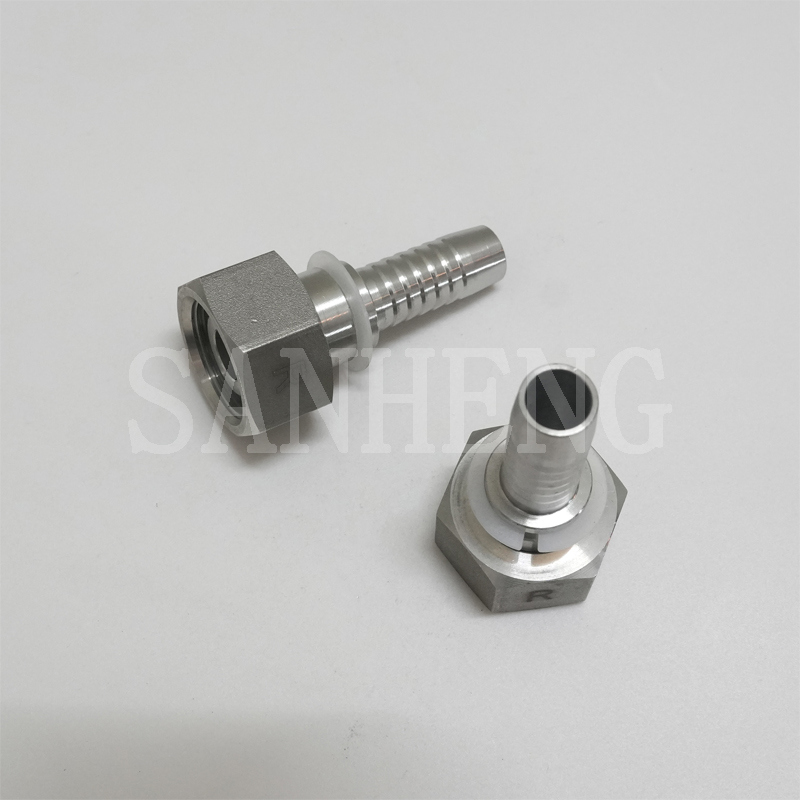 Sanheng Hydraulic 20511 20512 Female Metric 24&deg; Cone Heavy Series Swaged Hose Fitting