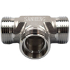 Sanheng AC / AD Hydraulic DIN2353 METRIC Thread Male Union Tee Fitting