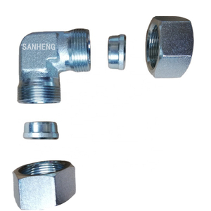 Sanheng Hydraulic 1C9 / 1D9 Hydraulic Metric Male DIN Union 90&deg; Elbow Fitting
