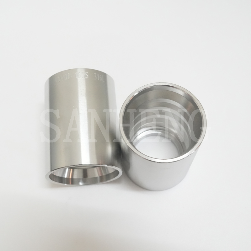 Sanheng Hydraulic 00400 4SH 4SP Hose Ferrule Fitting for Four Wire Spiral Hose