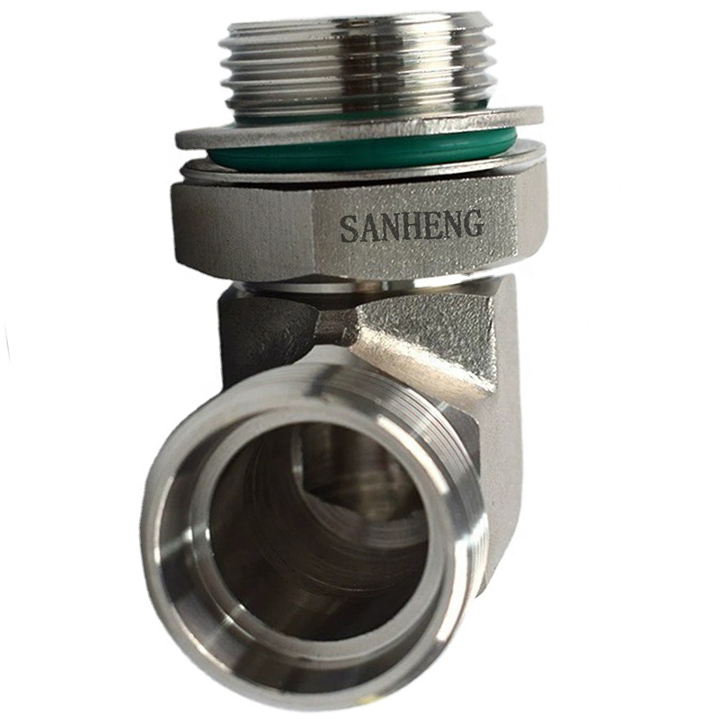 Sanheng MM-MBSP / 1CG9 Hydraulic 90&deg; Elbow Thread Adjustable O-ring Sealing Adapter