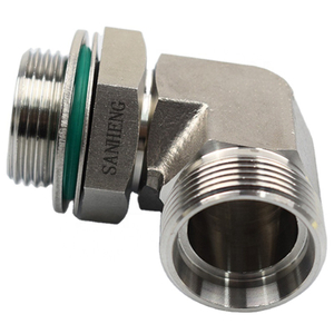Sanheng MM-MBSP / 1CG9 Hydraulic 90&deg; Elbow Thread Adjustable O-ring Sealing Adapter