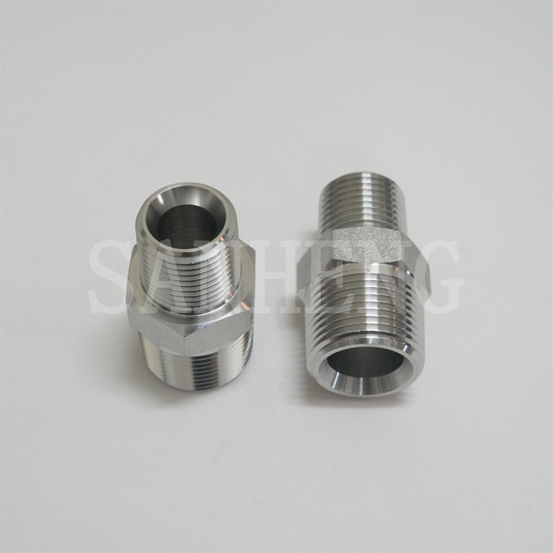 Sanheng Forged Hydraulic 5404 MP-MP / 1N NPT Male Thread Pipe Nipple