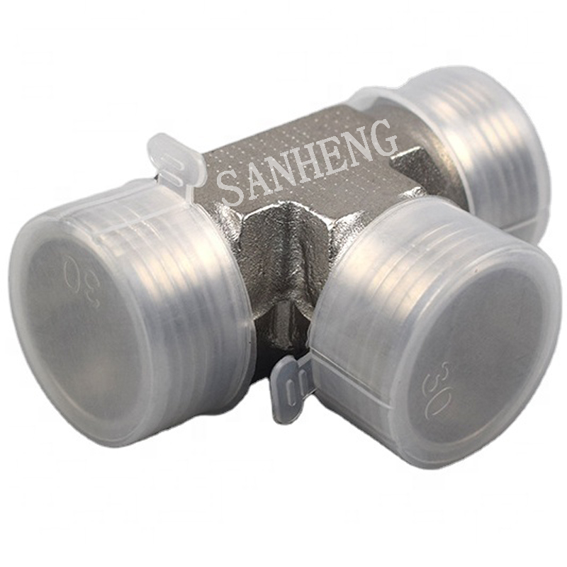 Sanheng AC / AD Hydraulic DIN2353 METRIC Thread Male Union Tee Fitting