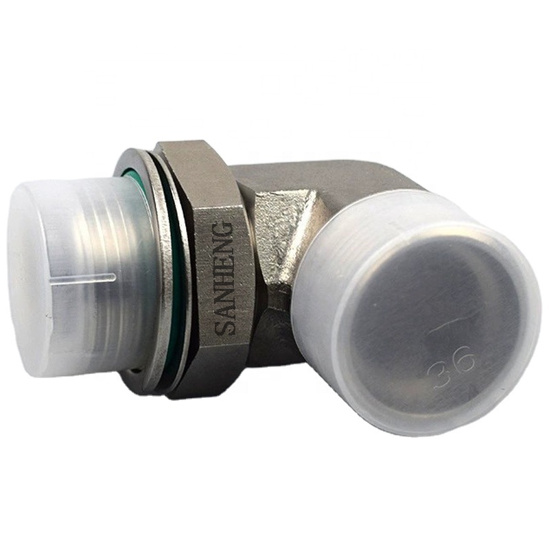 Sanheng MM-MBSP / 1CG9 Hydraulic 90&deg; Elbow Thread Adjustable O-ring Sealing Adapter
