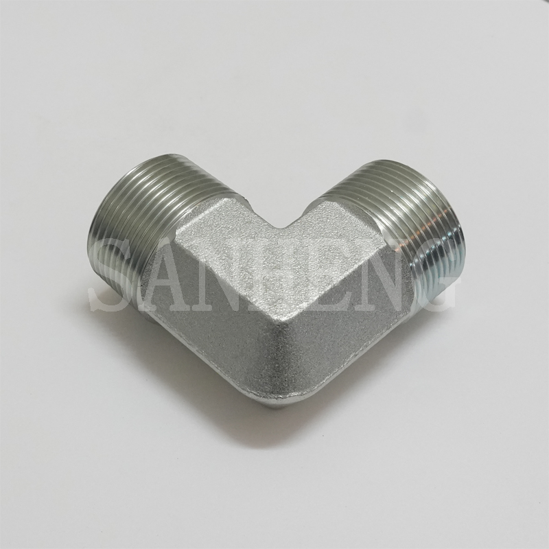 Sanheng Hydraulic 90&deg; Elbow MBSPP MBSPT Thread / 1BT9-SP British Pipe Union Fitting