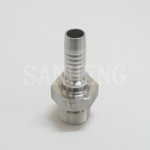 Sanheng Hydraulic 12611 12612 BSP Male 60&deg; Cone Seat Straight Swaged Hose Fitting