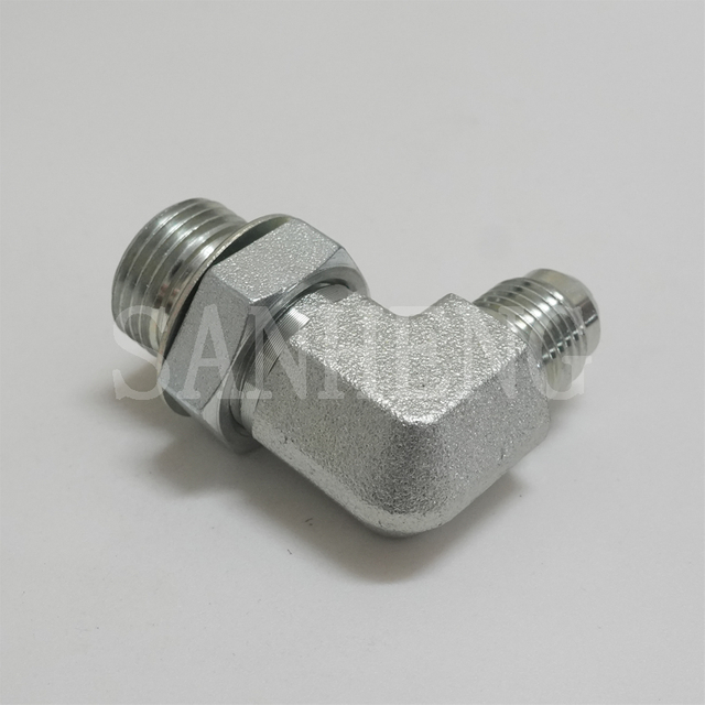 Sanheng Hydraulic 6801 MJ-MAORB / 1JO9-OG JIC SAE O-ring Boss Elbow Fitting