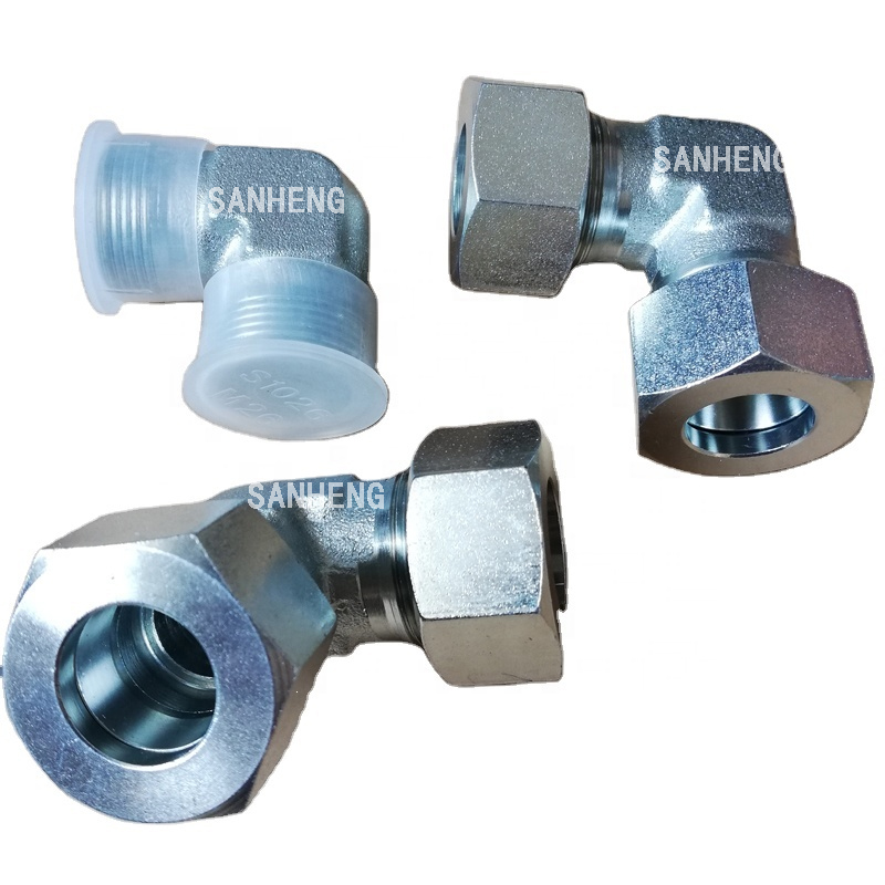 Sanheng Hydraulic 1C9 / 1D9 Hydraulic Metric Male DIN Union 90&deg; Elbow Fitting