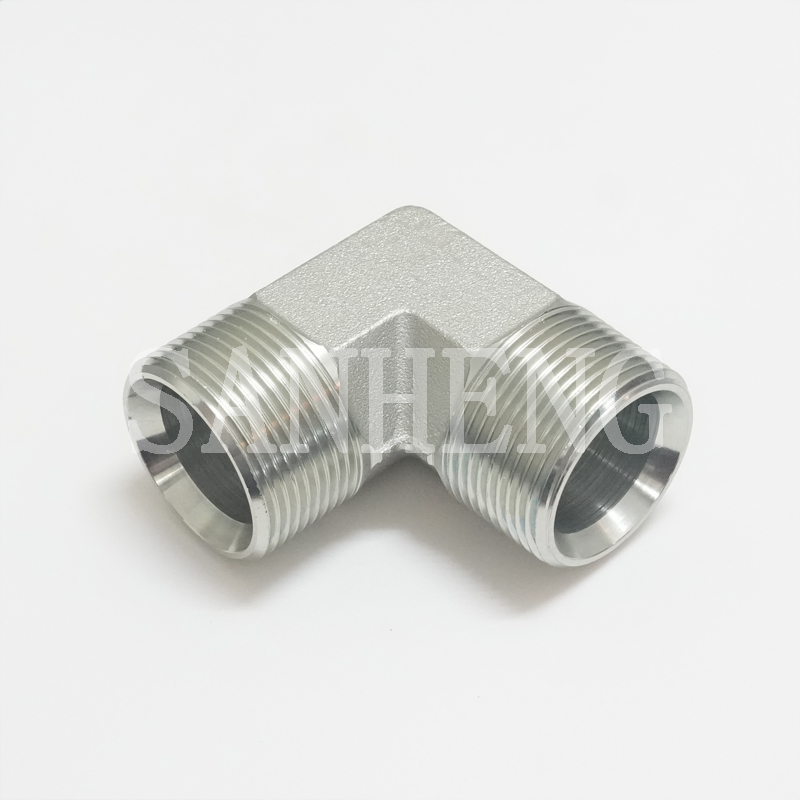 Sanheng Hydraulic 90&deg; Elbow MBSPP MBSPT Thread / 1BT9-SP British Pipe Union Fitting