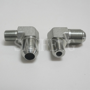 Sanheng Hydraulic 90&deg; Elbow 2501 MJ-MP / 1QT9 Flare METRIC NPT Adapter